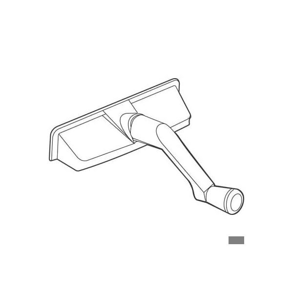 11/32 in. Spline Bronze, Entrygard Crank Handle and Cover  (Single Pack)